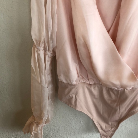 LOVERS AND FRIENDS MIA BODYSUIT in Blush Pink - Picture 5 of 14